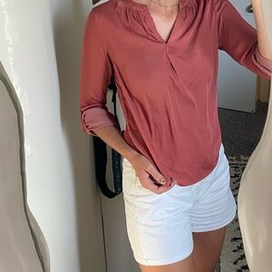 Simply Vera VeraWang Terracotta Blouse